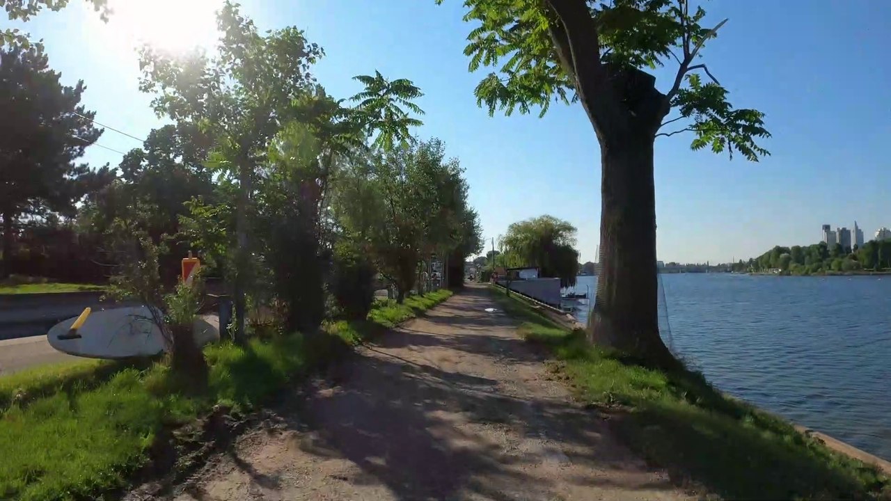 An der Oberen Alten Donau Wien (GoPro PoV)