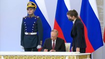 بوتين يعلن ضم 4 مناطق أوكرانية إلى روسيا