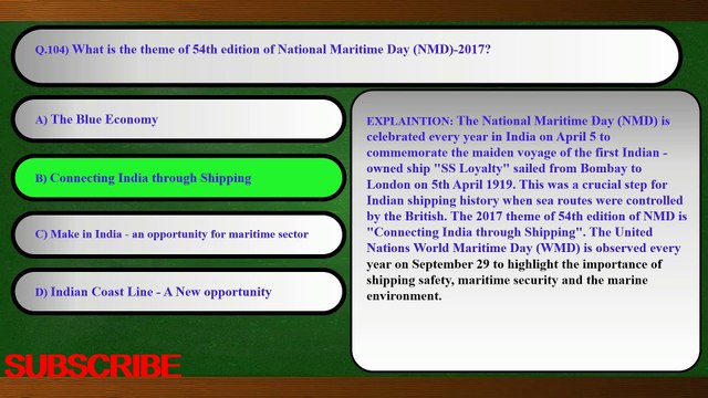 SESSION 11 - GENERAL KNOWLEDGE - CURRENT AFFAIRS - GENERAL STUDIES - QUESTION & ANSWER 101-110