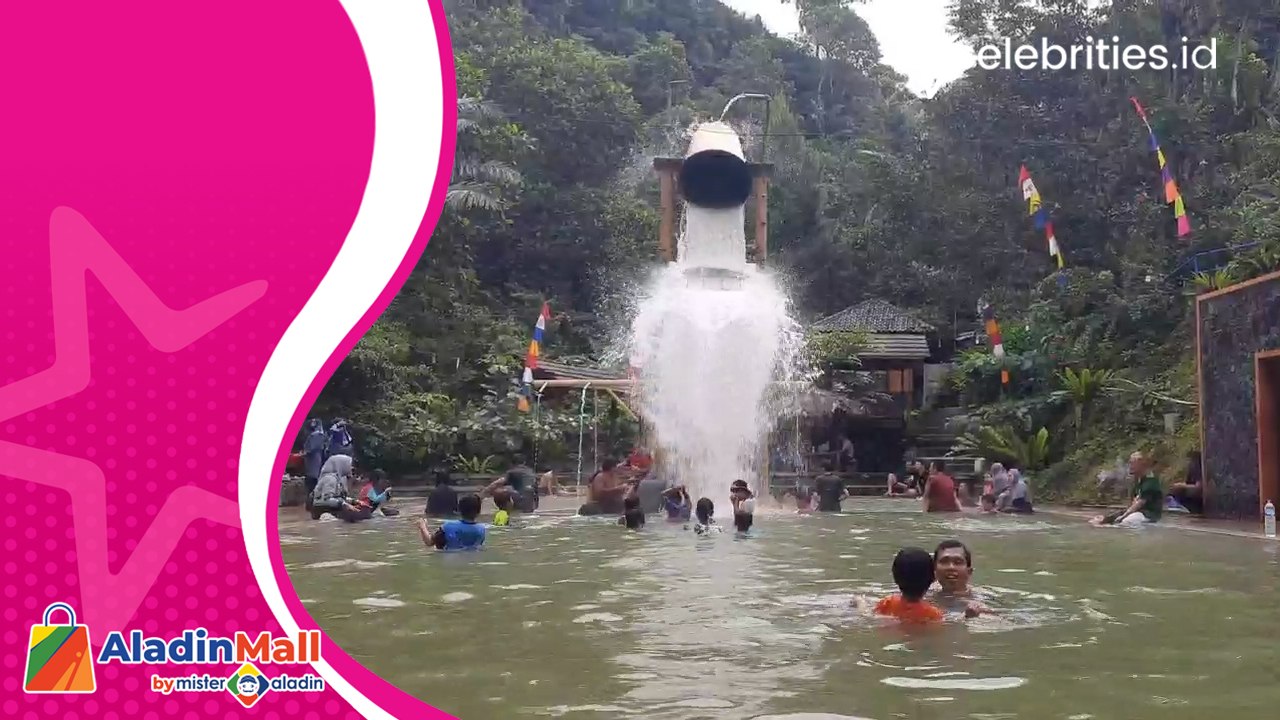 Menikmati Pemandian Air Panas Dibawah Kaki Gunung Galunggung, Buka Hingga Malam