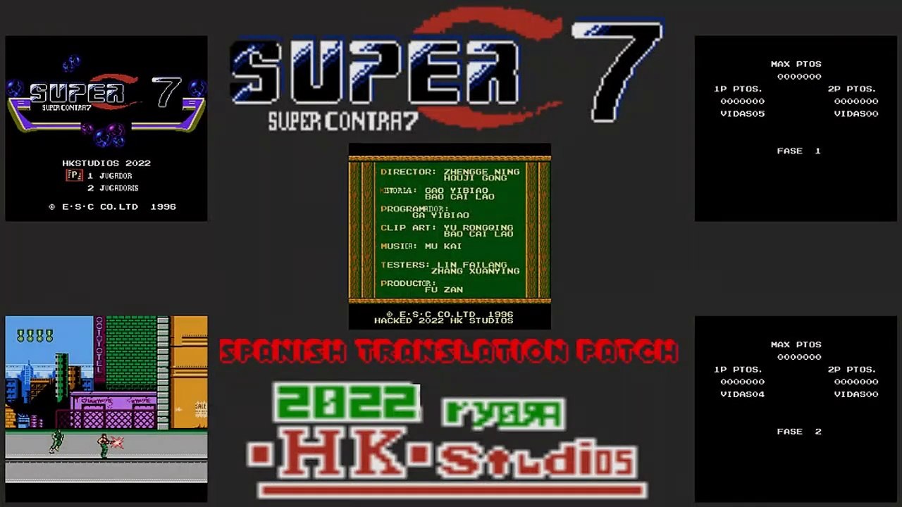 Super Contra 7 (超级战魂) (Unl) (ES) Spanish Translation Patch (FAMICOM)
