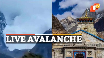 WATCH LIVE Avalanche Near Kedarnath Temple In Uttarakhand