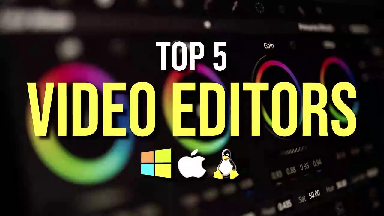 Top 5 Best FREE VIDEO EDITING Software