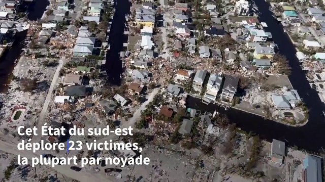 Ouragan Ian en Floride: images aériennes des dégâts
