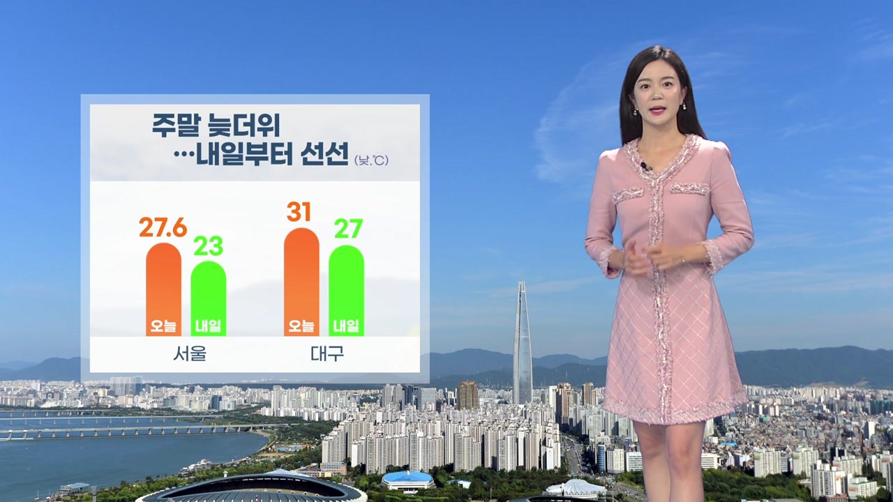 [날씨] 내일도 곳곳 탁한 공기...중부 더위 한풀 꺾여 / YTN