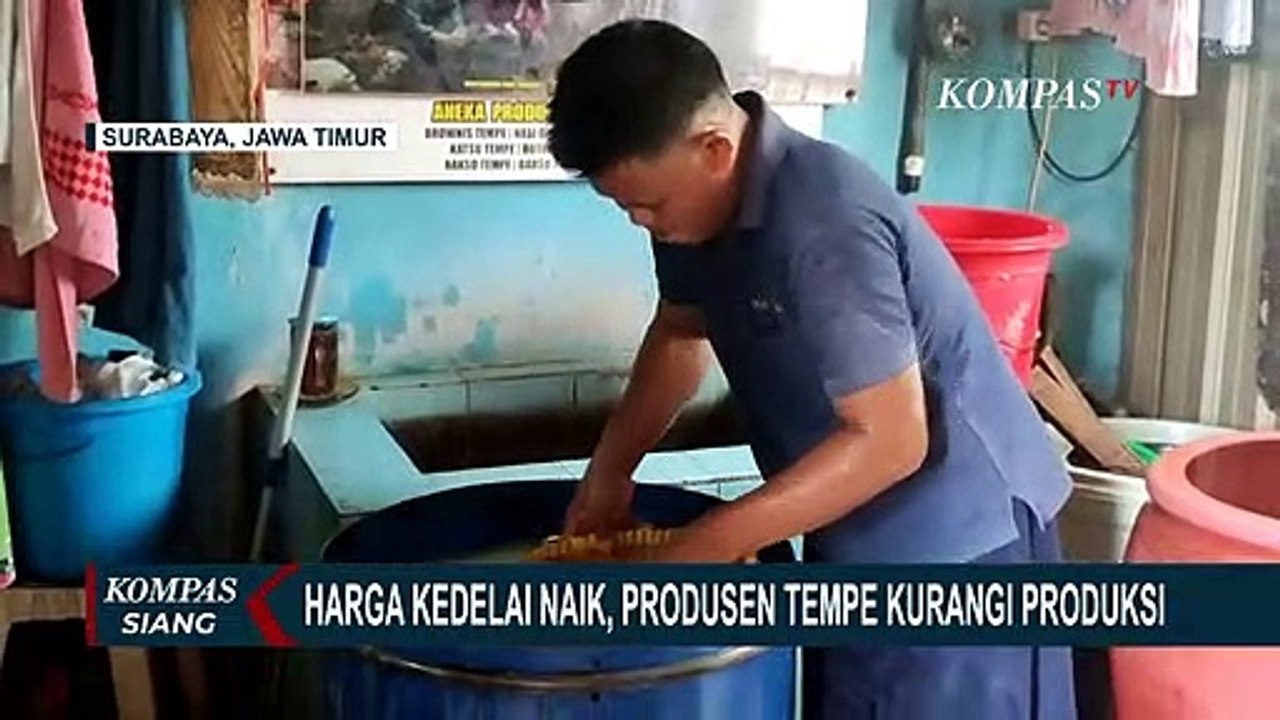Harga Kedelai Impor Terus Naik, Produsen Tempe Putar Otak Agar Tidak Merugi