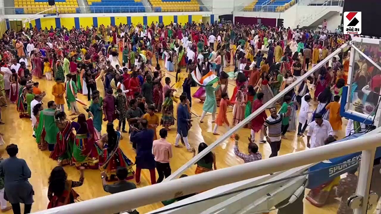 કતારના દોહામાં ગુજરાતીઓએ ગરબાની ધૂમ મચાવી
