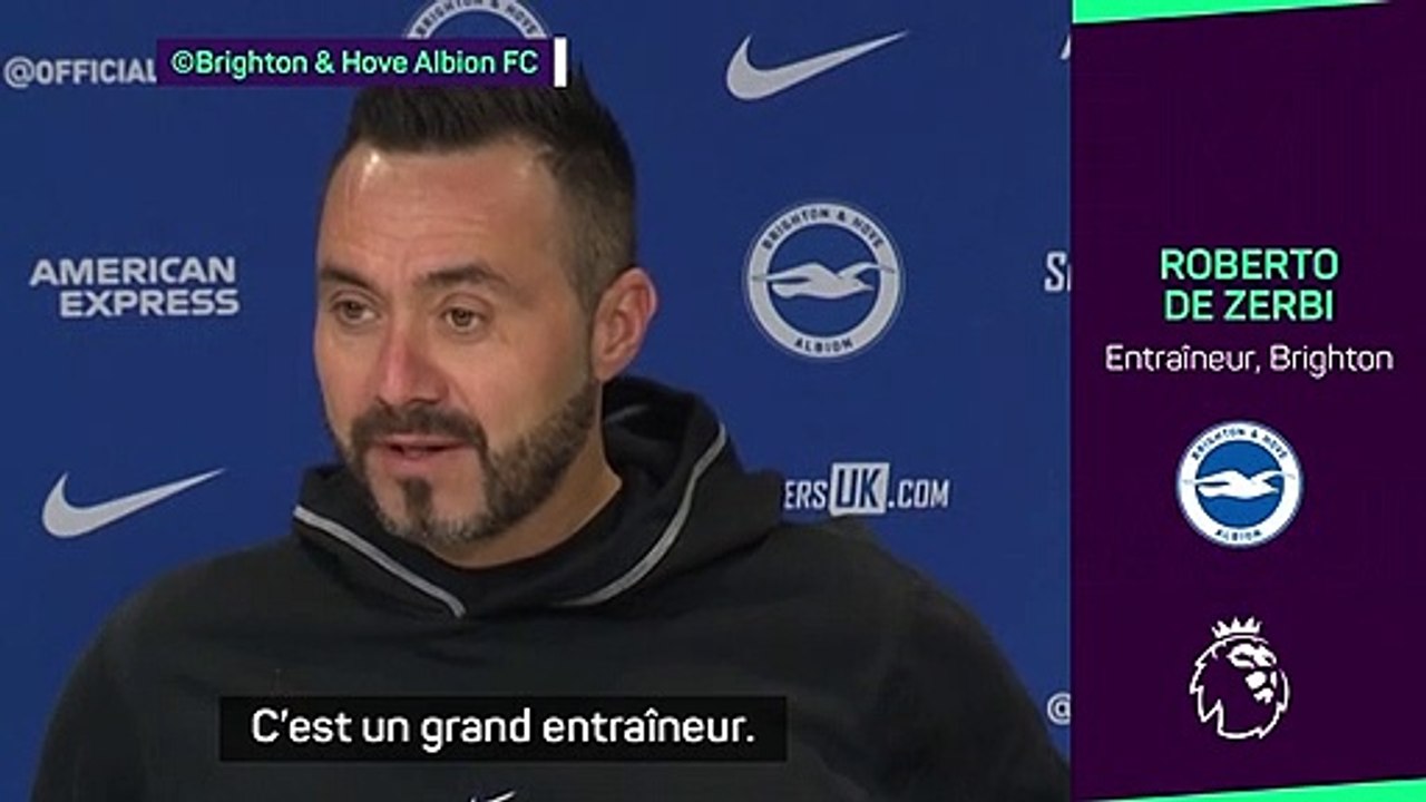 Brighton - De Zerbi : "Klopp est un grand entraîneur"
