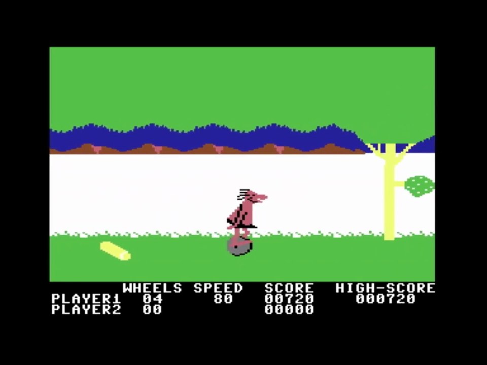 B.C Quest for Tires (Commodore 64) Complete - No deaths