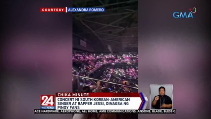 Concert ni South Korean-American singer at rapper Jessi, dinagsa ng Pinoy fans | 24 Oras Weekend