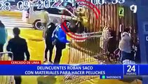Cercado de Lima: delincuentes roban mercadería de peluches valorizada en más de S/ 500