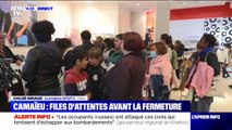 Des files d'attente dans les magasins Camaïeu avant leur fermeture définitive
