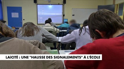 Laïcité : une «hausse des signalements» à l’école