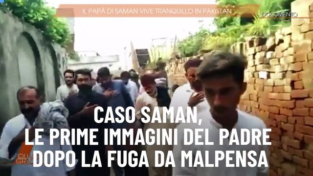 Caso Saman, le prime immagini del padre dopo la fuga da Malpensa