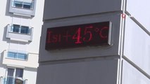 Antalya haberi: Antalya'da Afrika sıcakları, termometreler 45 dereceyi gördü