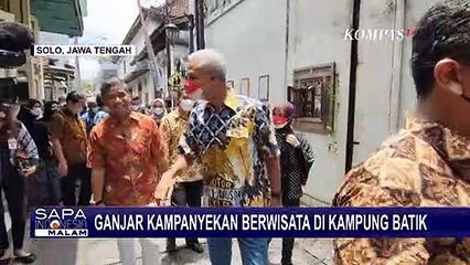 Download Video: Gubernur Jawa Tengah, Ganjar Pranowo Kampanyekan Berwisata di Kampung Batik