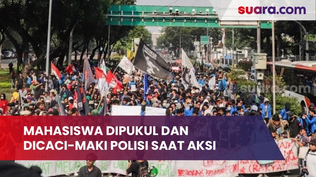 Mahasiswa Dipukul dan Dicaci-maki Polisi saat Aksi di Patung Kuda, Kapolres: Silakan Lapor