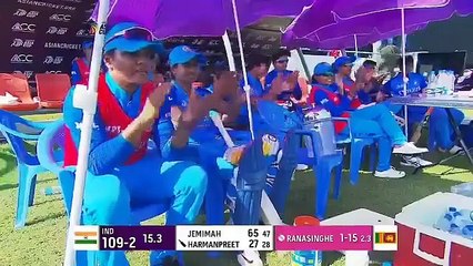 Ind woman vs SL woman Asia Cup T20 Highlight