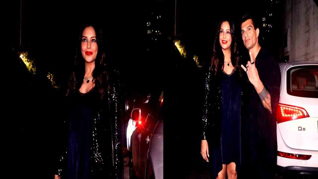 Pregnant Bipasha Basu पति Karan Singh Grover के साथ सजधज के पहुंची Ayaz Khan की Birthday Party में!