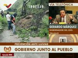 Gob. Márquez: Hemos realizado un despliegue para atender a familias afectadas por las lluvias