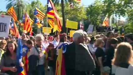 Unas 11.000 personas asisten al acto de conmemoración por los cinco años del 1-O