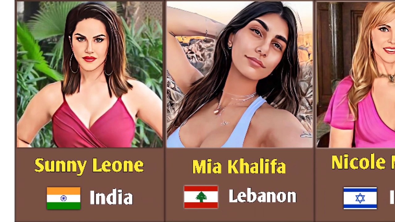 Porn Actress From Different Countries