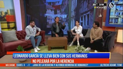 Leonardo García habla de la delicada salud de su papá