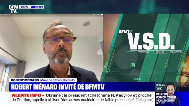 C'est dégueulasse de dire cela : Robert Ménard condamne ceux qui estiment que les sanctions contre la Russie sont inutiles