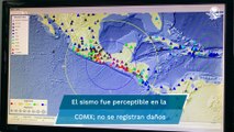 Se registra sismo de 5.8 en Chiapas