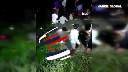 Korkunç kaza! Traktör gölete düştü: 22 ölü