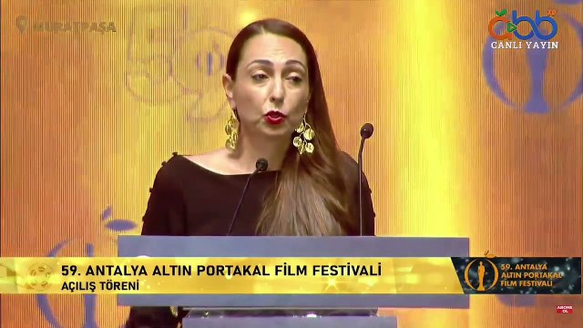 59. Antalya Altın Portakal Film Festivali'nde Çiğdem Mater'e özgürlük mesajı: Aşk aşktır, Gezi onurumuzdur!