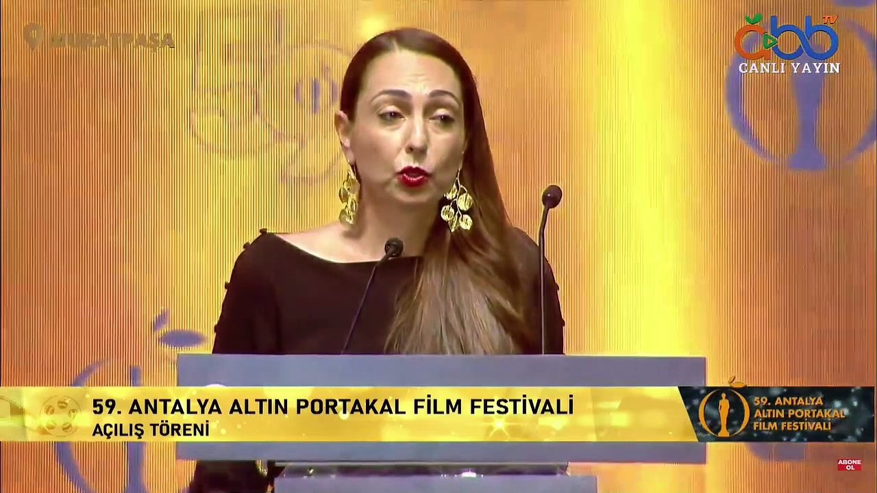 59. Antalya Altın Portakal Film Festivali'nde "Çiğdem Mater'e özgürlük" mesajı: Aşk aşktır, Gezi onurumuzdur!