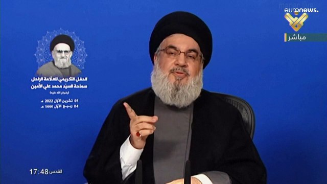 نصرالله يقول إن إيران مستهدفة ويصف وفاة مهسا أميني بأنها حادث غامض