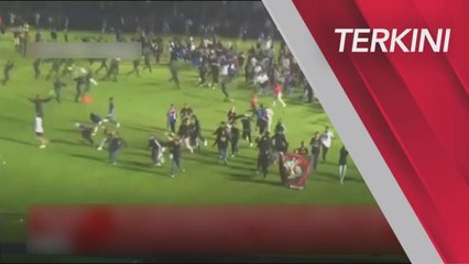 [TERKINI] Penyokong merusuh di Indonesia, lebih seratus maut