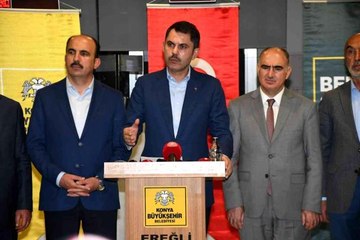 Bakan Kurum: "Onlar 6'lı masa etrafında gelecek kaygısı çekerken, biz milletimize hizmet ediyoruz"
