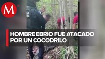 Hombre es atacado por cocodrilo en la laguna de Tajamar