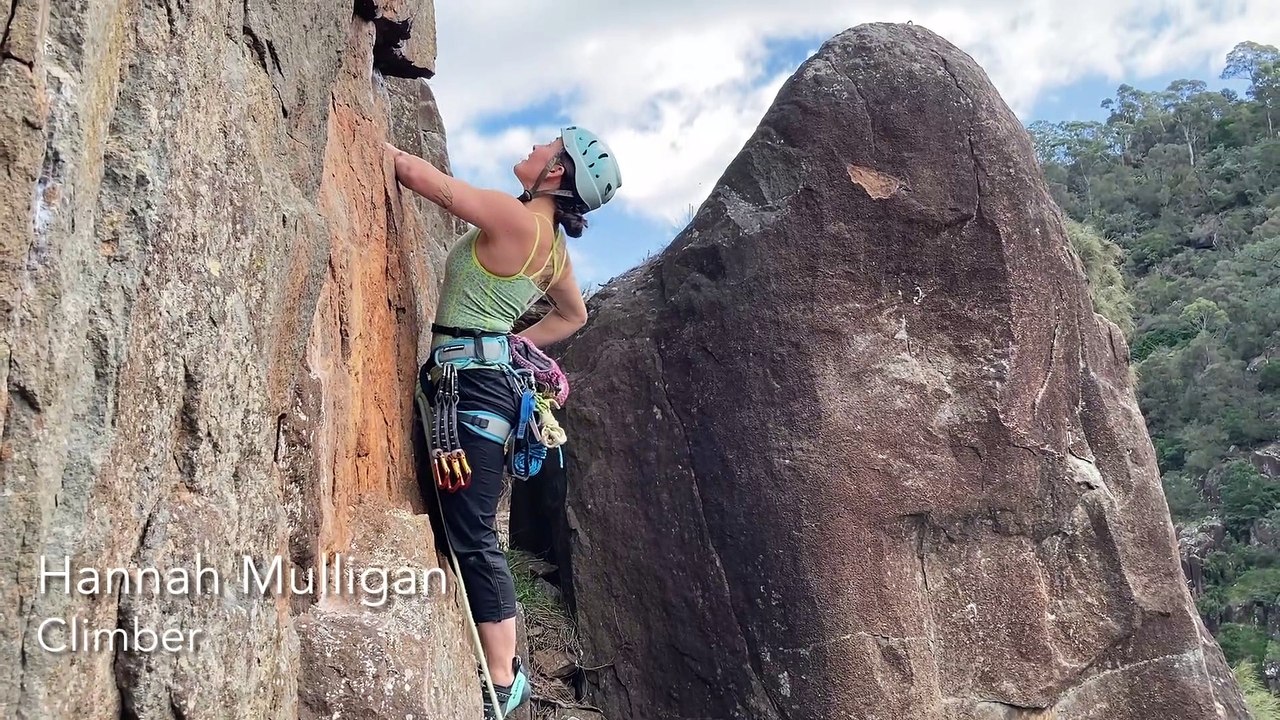 Rock climbing in Cataract Gorge