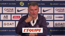 Galtier : « Un très mauvais début de deuxième période »  - Foot - L1 - PSG