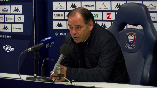 J10 Ligue 2 BKT : la réaction de Stéphane Moulin après SMCaen 0-1 Quevilly RM