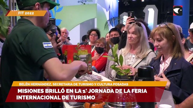 Misiones brilló en la 1° jornada de la Feria Internacional de Turismo