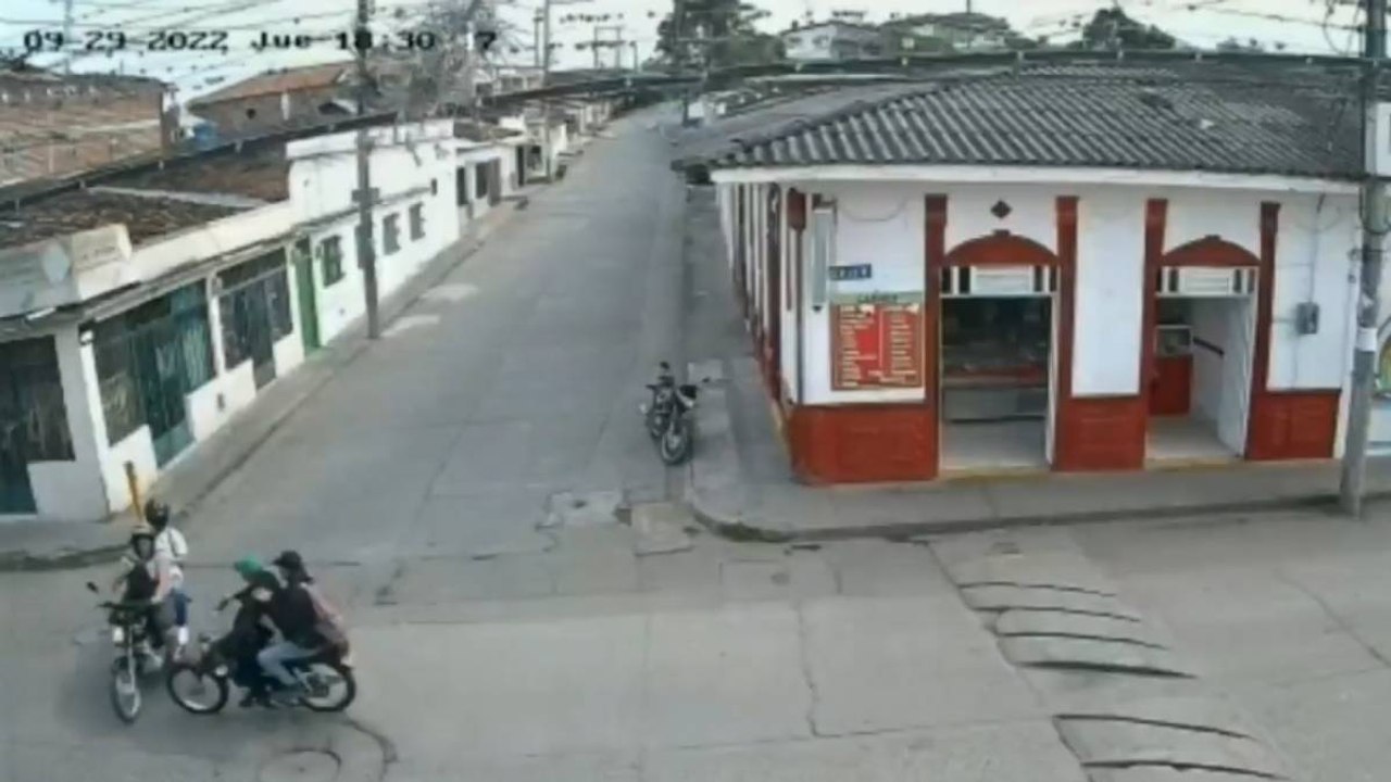 Mujer embarazada herida en accidente