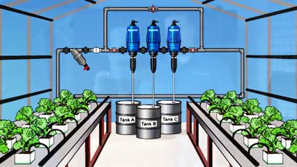Hydroponics Without Electricity -  Using The Water Powered Dosatron