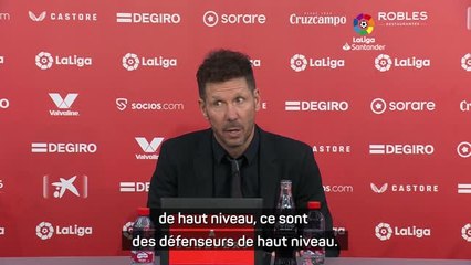 7e j. - Simeone : "Pas facile de remplacer Diego Carlos et Koundé"