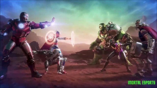 GALACTUS Arrives To Fight Avengers Scene - Marvel Contest of Champions Cinematic