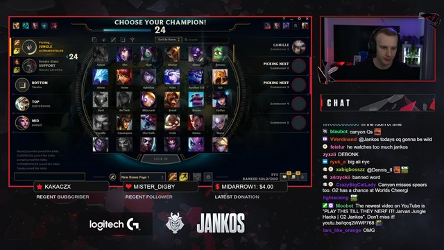 Jankos explique pourquoi ni G2 ni Rogue ne sont aux États-Unis