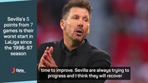 Simeone backs under pressure Lopetegui as Atletico beat Sevilla