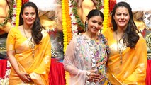 Durga Pooja 2022: Kajol Sister Tanisha Mukherjee के साथ Durga Puja Video Viral | *Entertainment