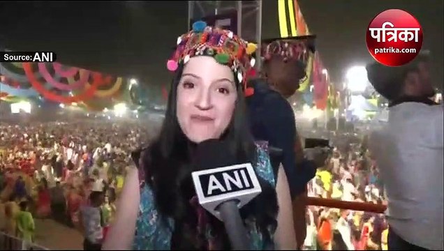 पनामा की राजदूत ने गरबा में भाग लेकर जताई खुशी, कहा - हर तरफ खुशी का माहौल; देखे वीडियो