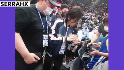 BTS Suga at NBA Game In Japan!
