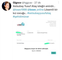 Elazığlı şehidin vasiyeti üzerine LÖSEV'e bağış yağdı